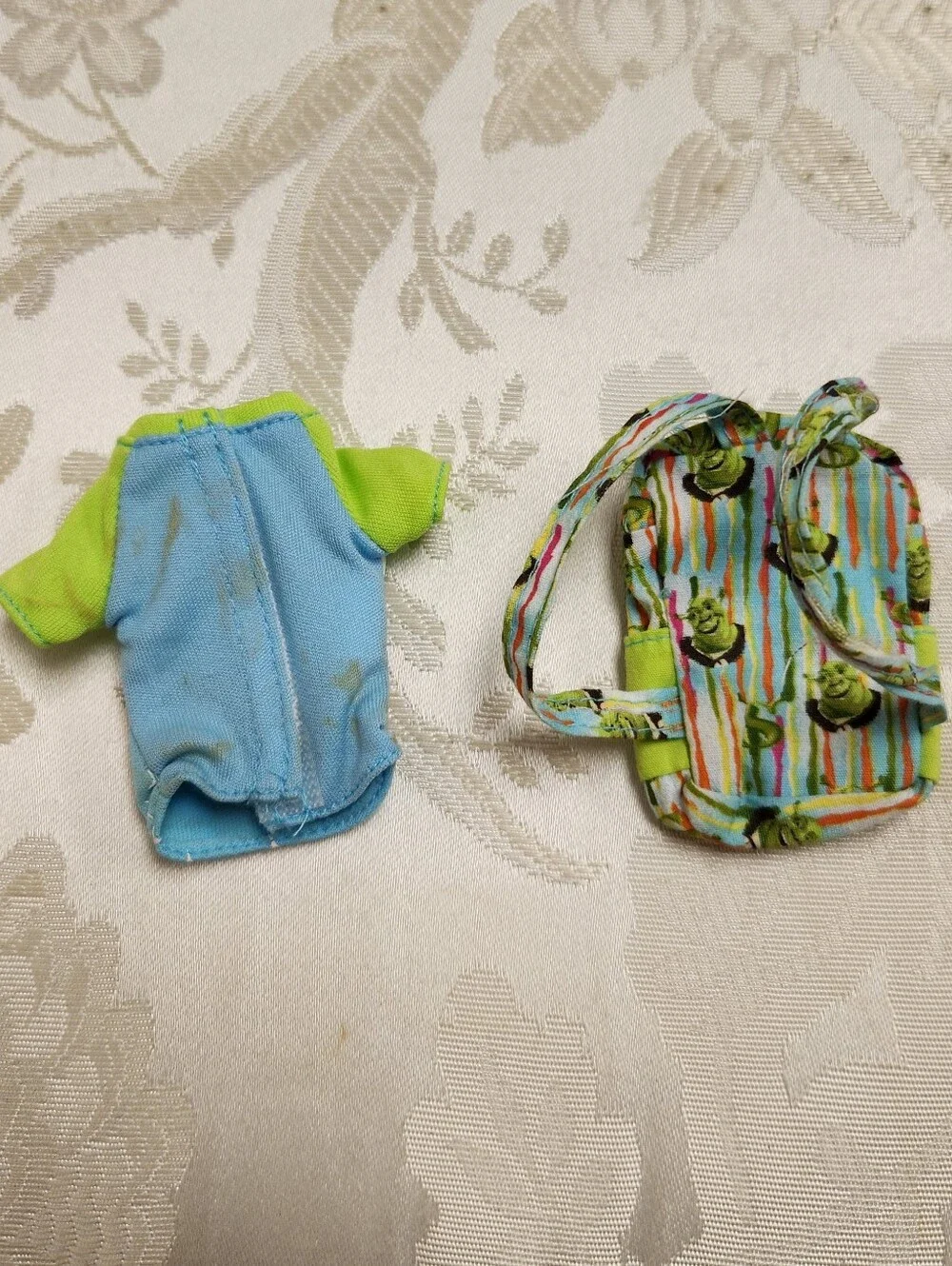 Barbie Shrek Shirt And Backpack DreamWorks 2004 Rare
